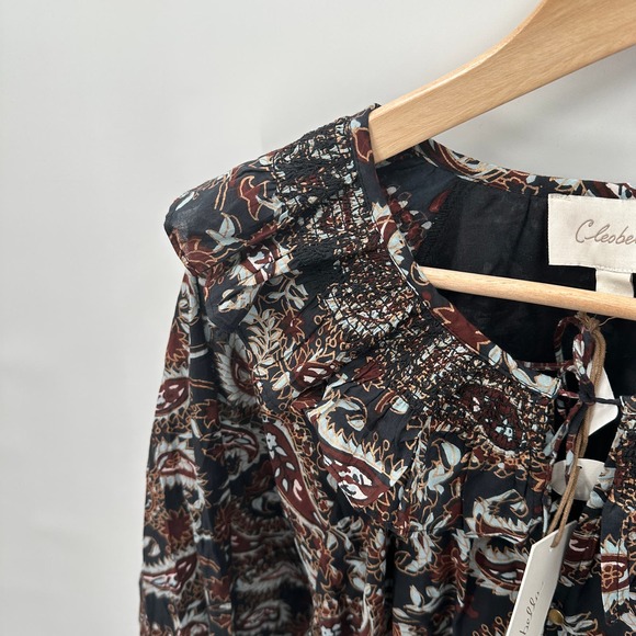 CLEOBELLA NWT Carolyn Paisley Print Mini Dress // L - Picture 7 of 16